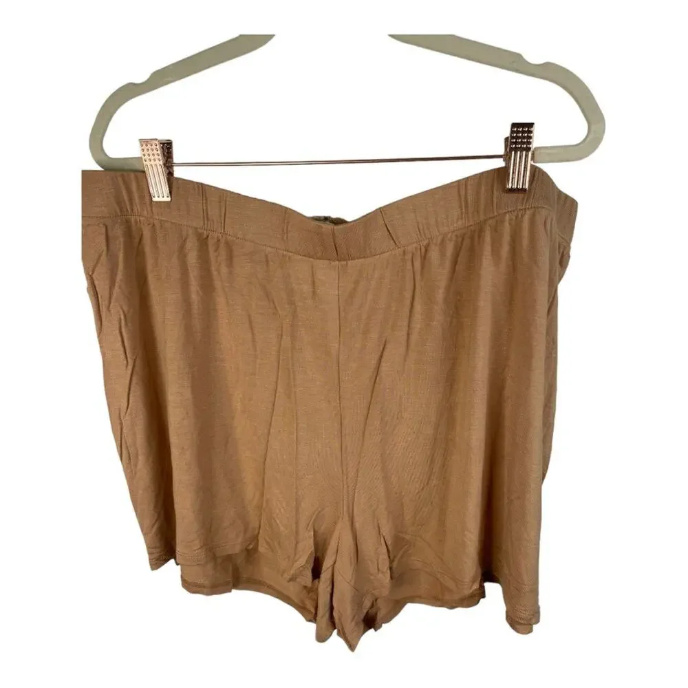 SKIMS Sleep Pajama Shorts Elastic Waist Relaxed Fit Sleepwear Loungewear 2X